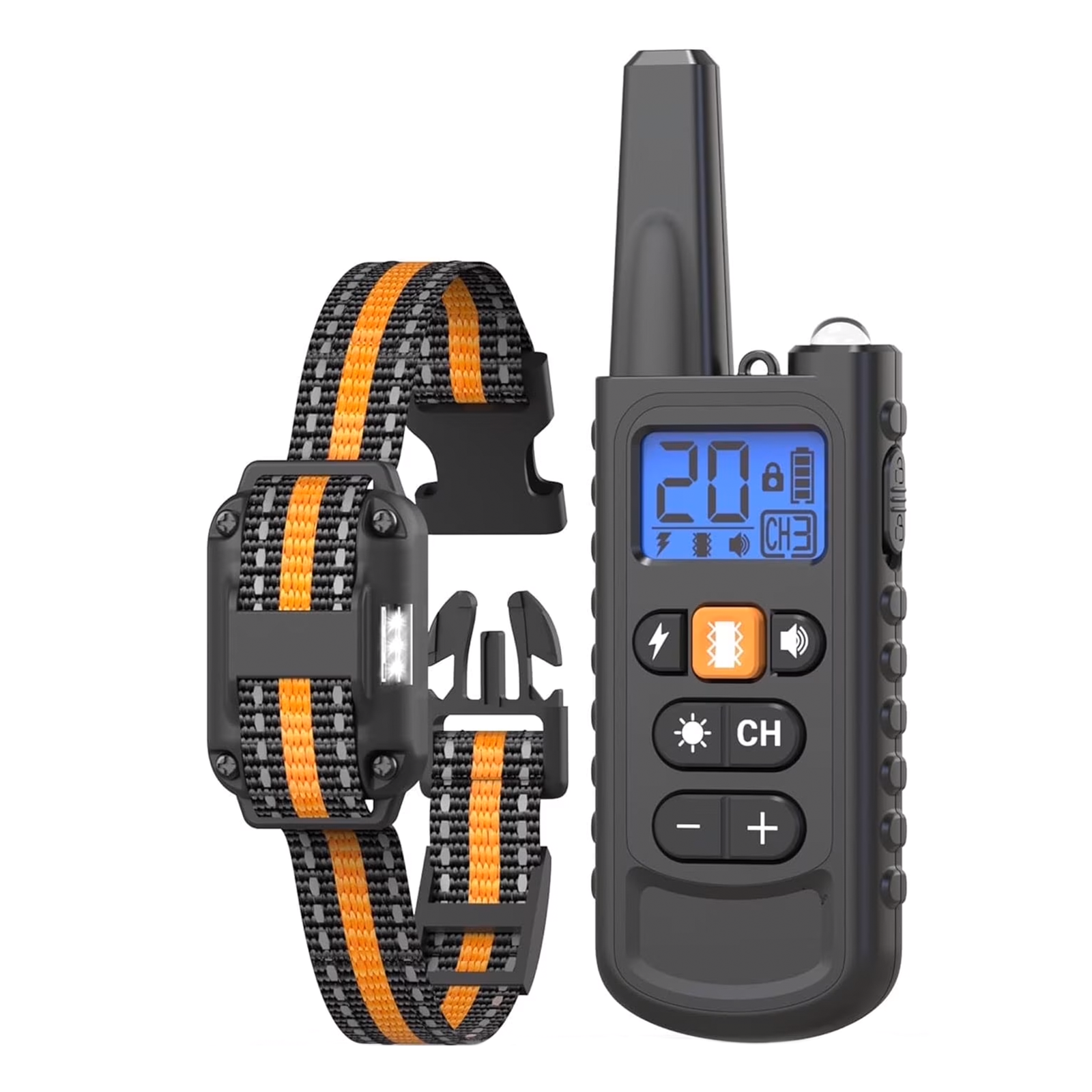 Heaflex Dog Training Collar with Remote Control AT02 Black
