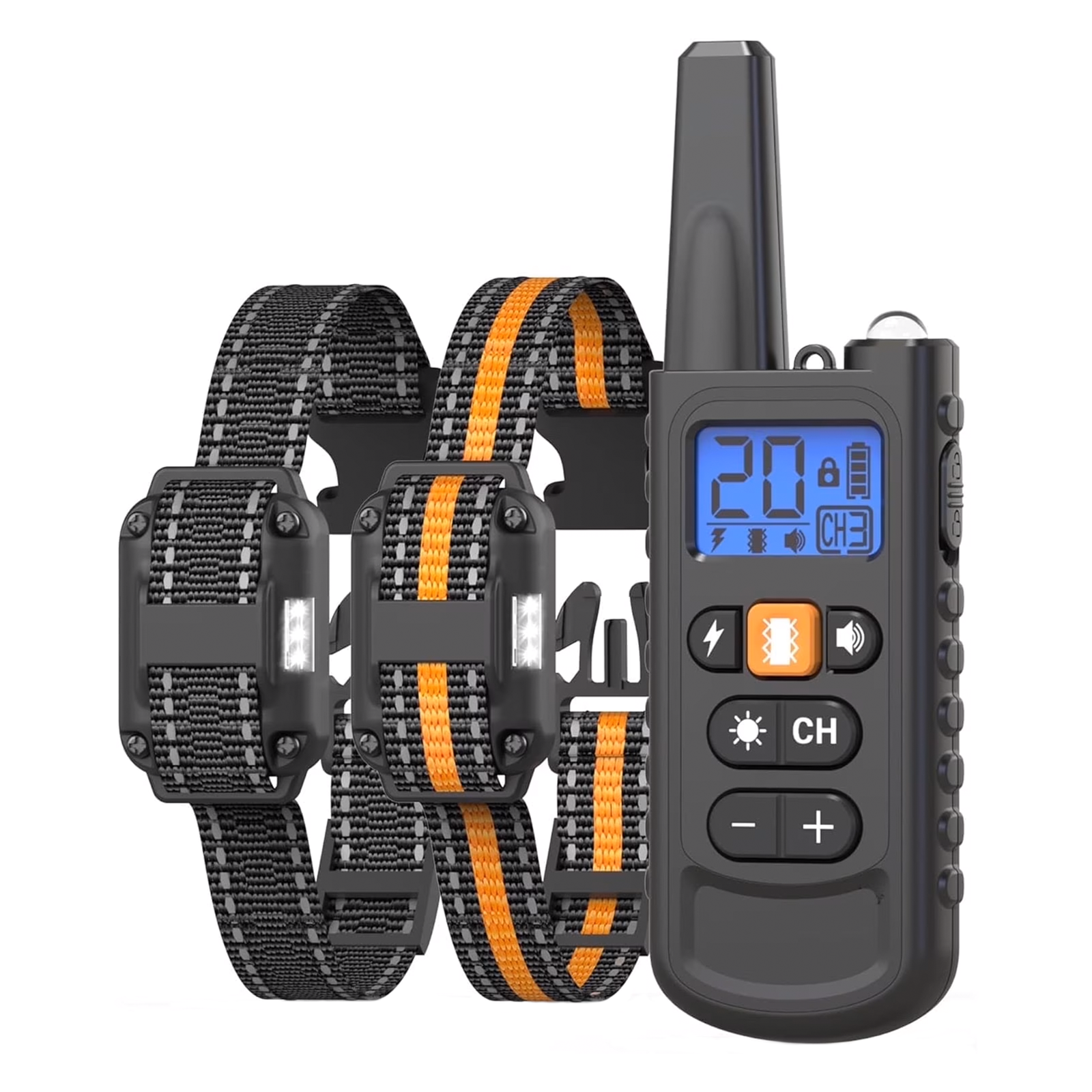Heaflex Dog Training Collar with Remote Control AT02 Black