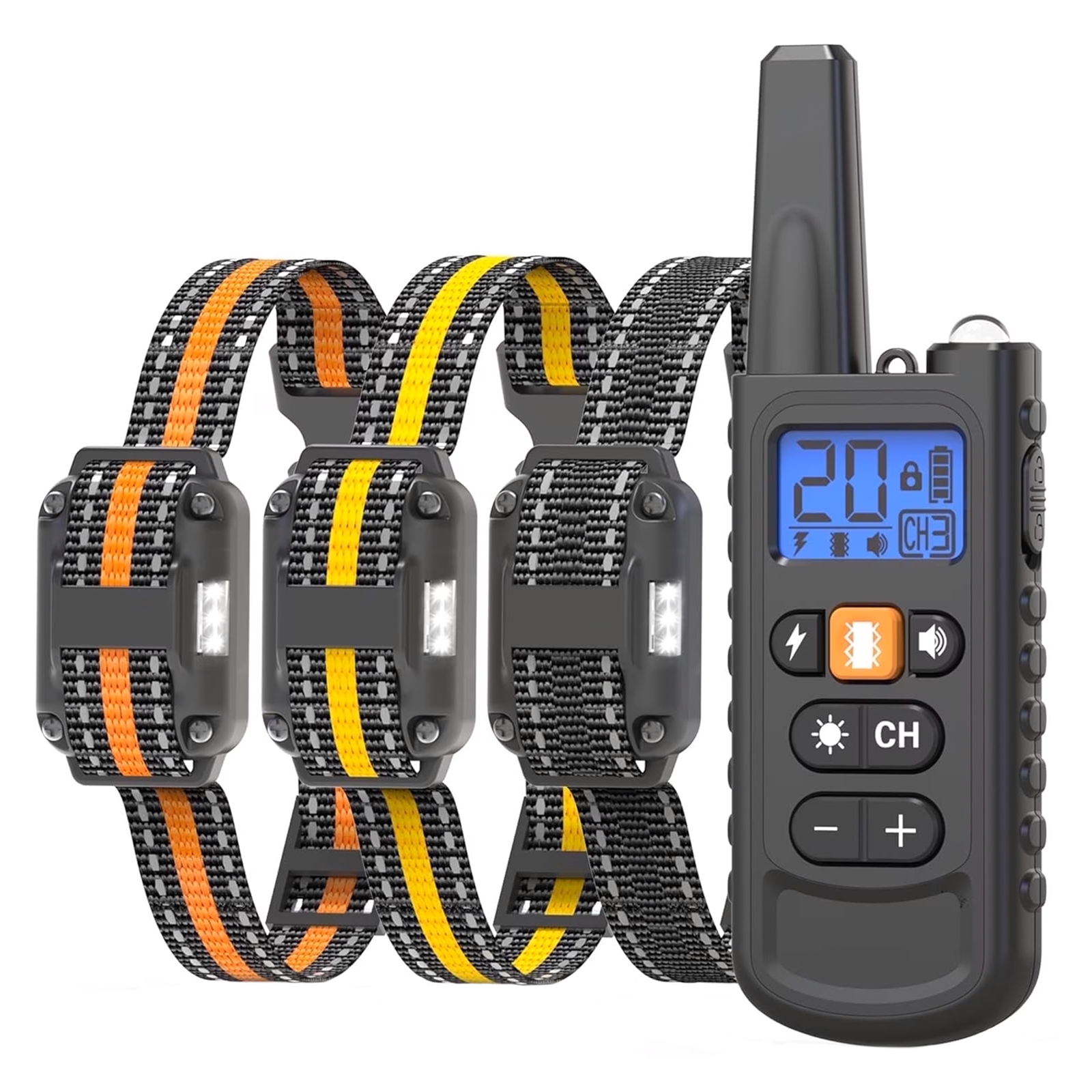 Heaflex Dog Training Collar with Remote Control AT02 Black