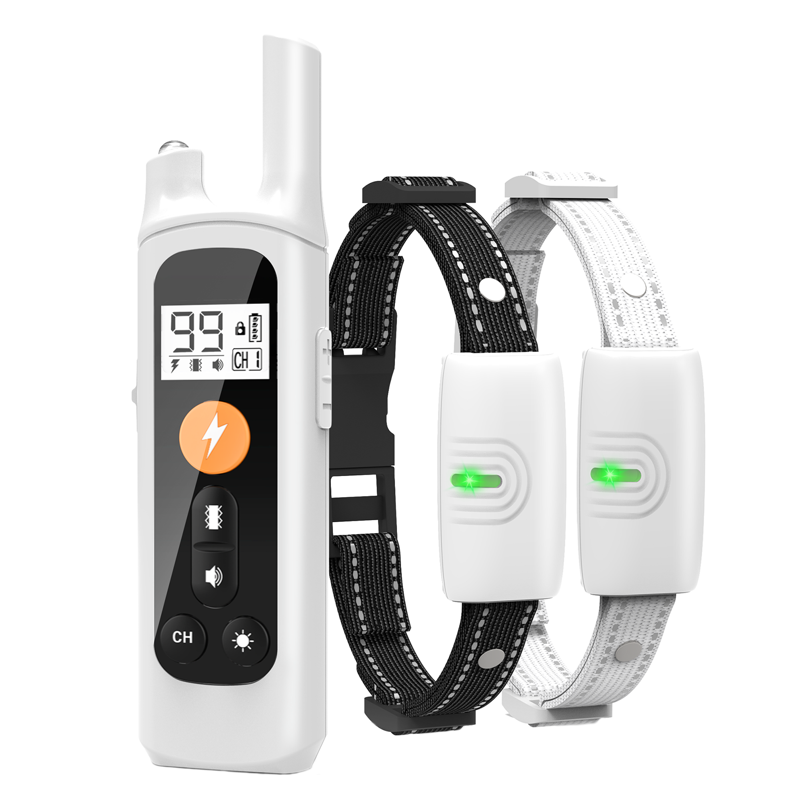 Heaflex Dog Training Collar with Remote Control AT03 White