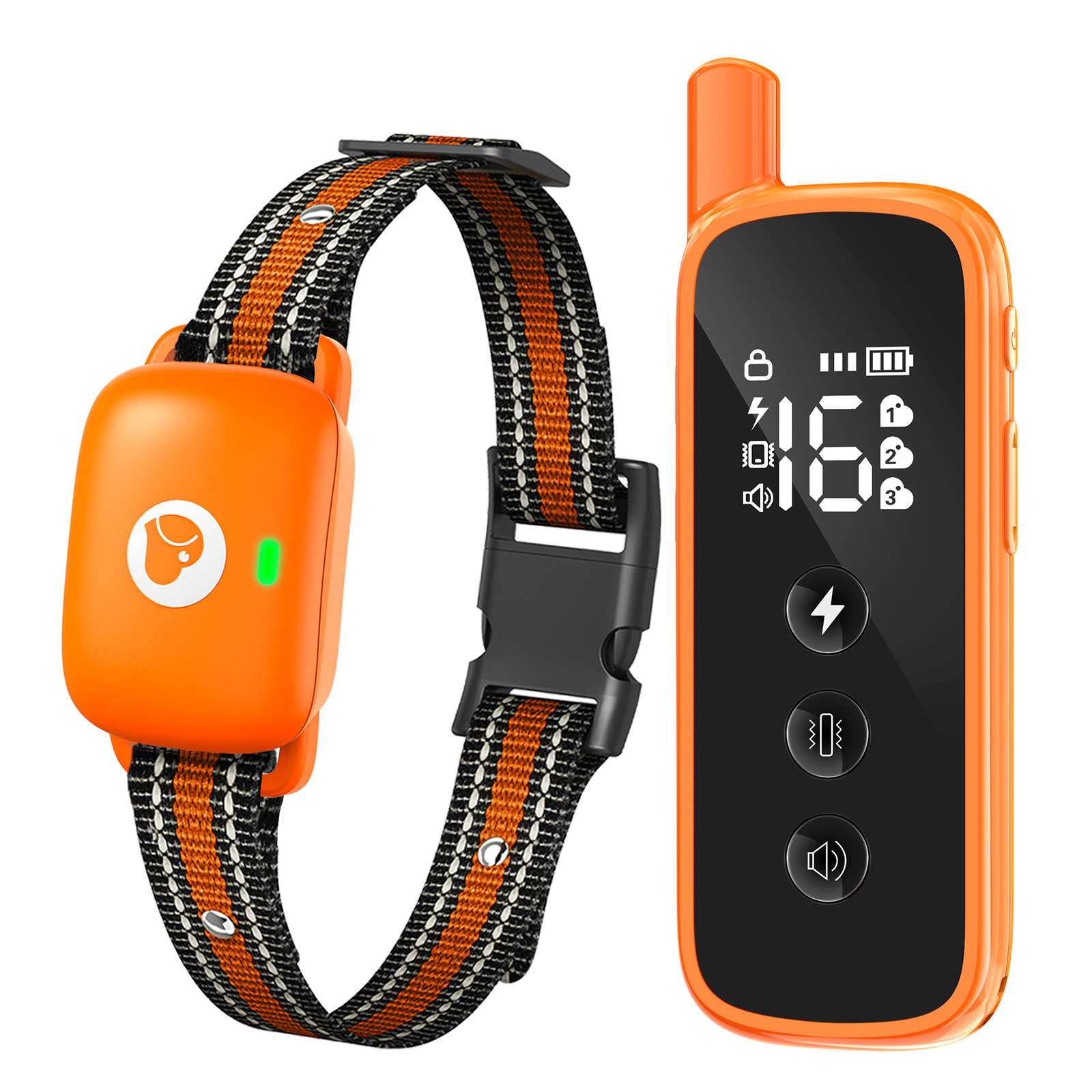 Heaflex Dog Training Collar with Remote Control D10 Orange
