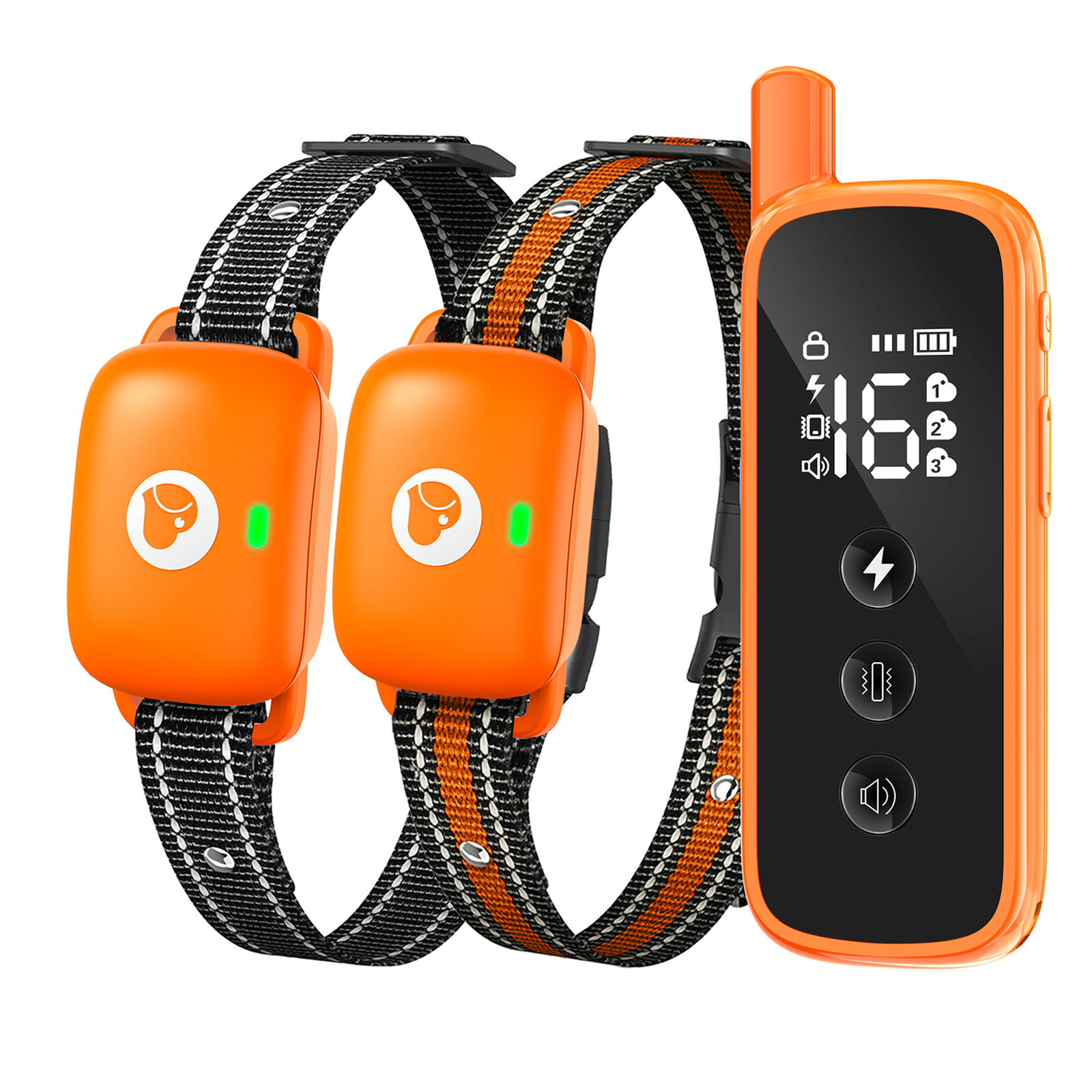 Heaflex Dog Training Collar with Remote Control D10 Orange