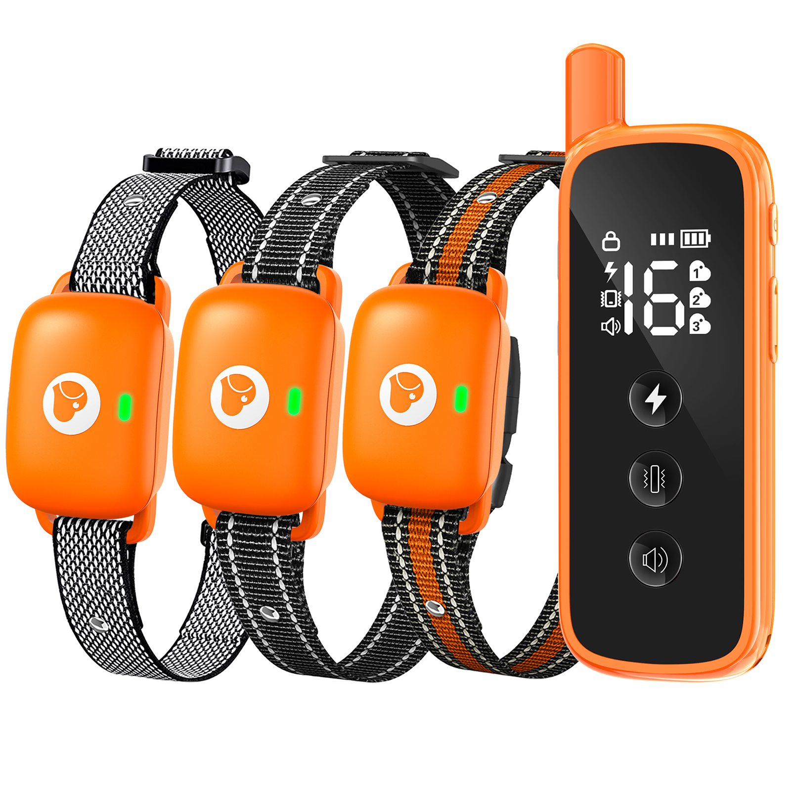 Heaflex Dog Training Collar with Remote Control D10 Orange