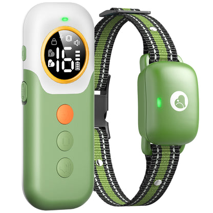 Dog Shock Collar with Remote - 2600Ft Range, 3 Training Modes (Vibration, Beep, Shock), IPX7 Waterproof - Safe & Humane E-Collar for Large Medium Small Dogs, Adjustable Levels (Gray)