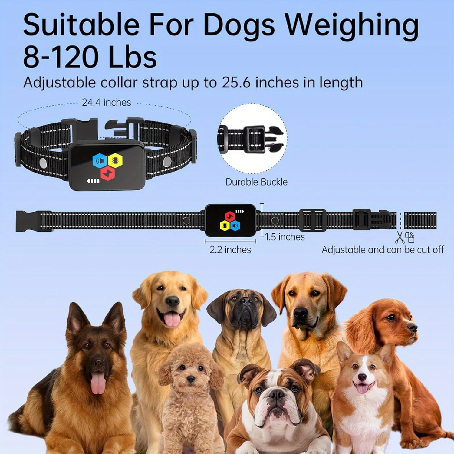 Dog Training Collar Master Your Dog's Training: 4200FT Dog Shock Collar with Remote – Innovative 3 Training Modes, Rechargeable E-Collar Suitable for All Breeds, Order Now
