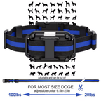 Heaflex Dog Training Collar with Remote - 2600ft Range, Waterproof, LED Light with Beep & Vibration Modes