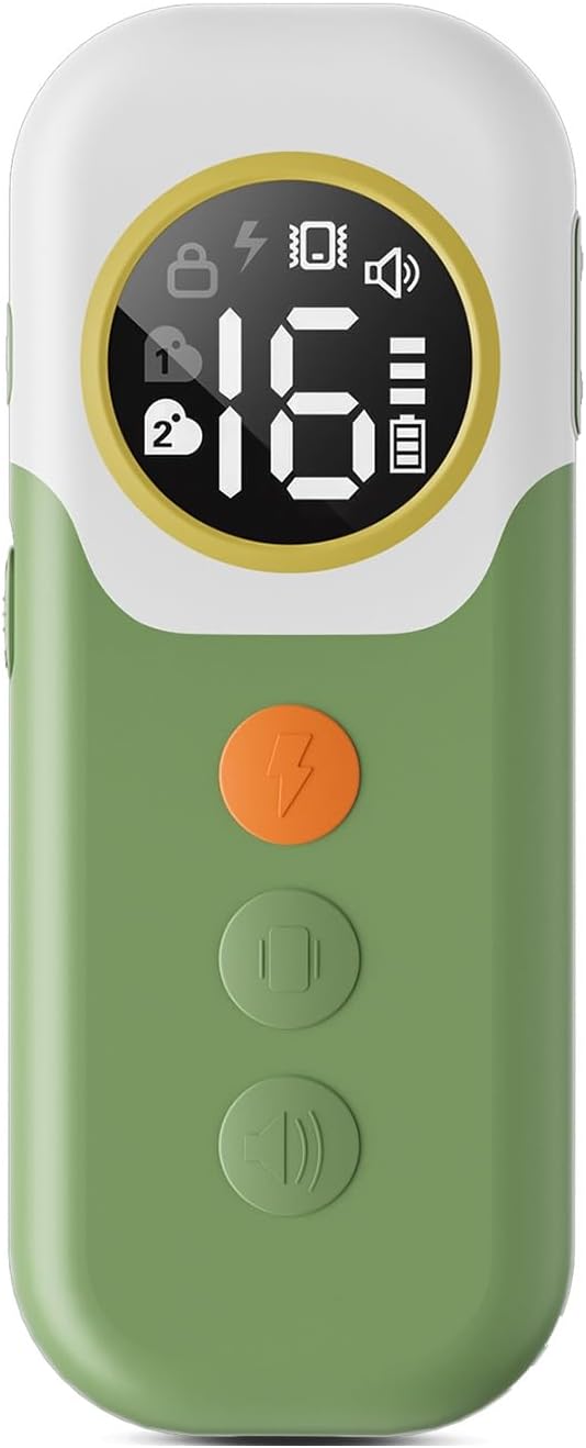 Dog Training Collar Accessory, Replacement Dog Shock Collar Remote Control, for D10 Series (Green)