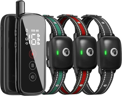 Dog Training Collar, Electric Dog Collar with 2600FT Remote Range, Rechargeable & Waterproof, 3 Training Modes, Security Lock, Ideal for Dogs of All Breeds, Sizes
