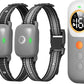 Dog Shock Collar with Remote - 2600Ft Range, 3 Training Modes (Vibration, Beep, Shock), IPX7 Waterproof - Safe & Humane E-Collar for Large Medium Small Dogs, Adjustable Levels (Gray)