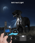 Training Collar with Remote, 3300FT Range Rechargeable IP67 Waterproof E-Collar with Flashlight, 3 Training Modes, Adjustable Strap for Small, Medium, Large Dogs (8-120lbs)