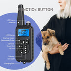 Heaflex Dog Training Collar with Remote - 2600ft Range, Waterproof, LED Light with Beep & Vibration Modes