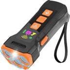Dog Barking Control Devices three Sensors Anti Barking Device with Training/Deterrent Modes Dog Whistle to Stop Barking Ultrasonic Dog Barking Deterrent with LED Flashlight 50 ft Range, Rechargeable