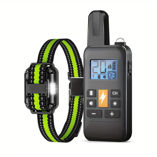 Dog Training Collar, Rechargeable Dog Shock Collar with Remote, with Beep, Vibration, Safe Shock: Perfect for Small Medium Large Dogs